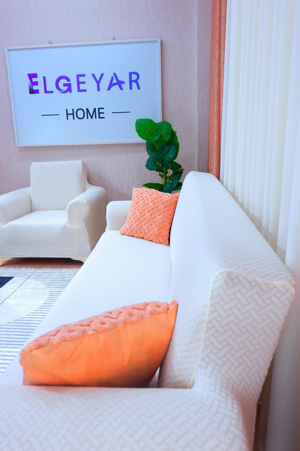 Jakarlı Koltuk Örtüsü Takımı Hasır Desen 3+3+1+1 – Beyaz