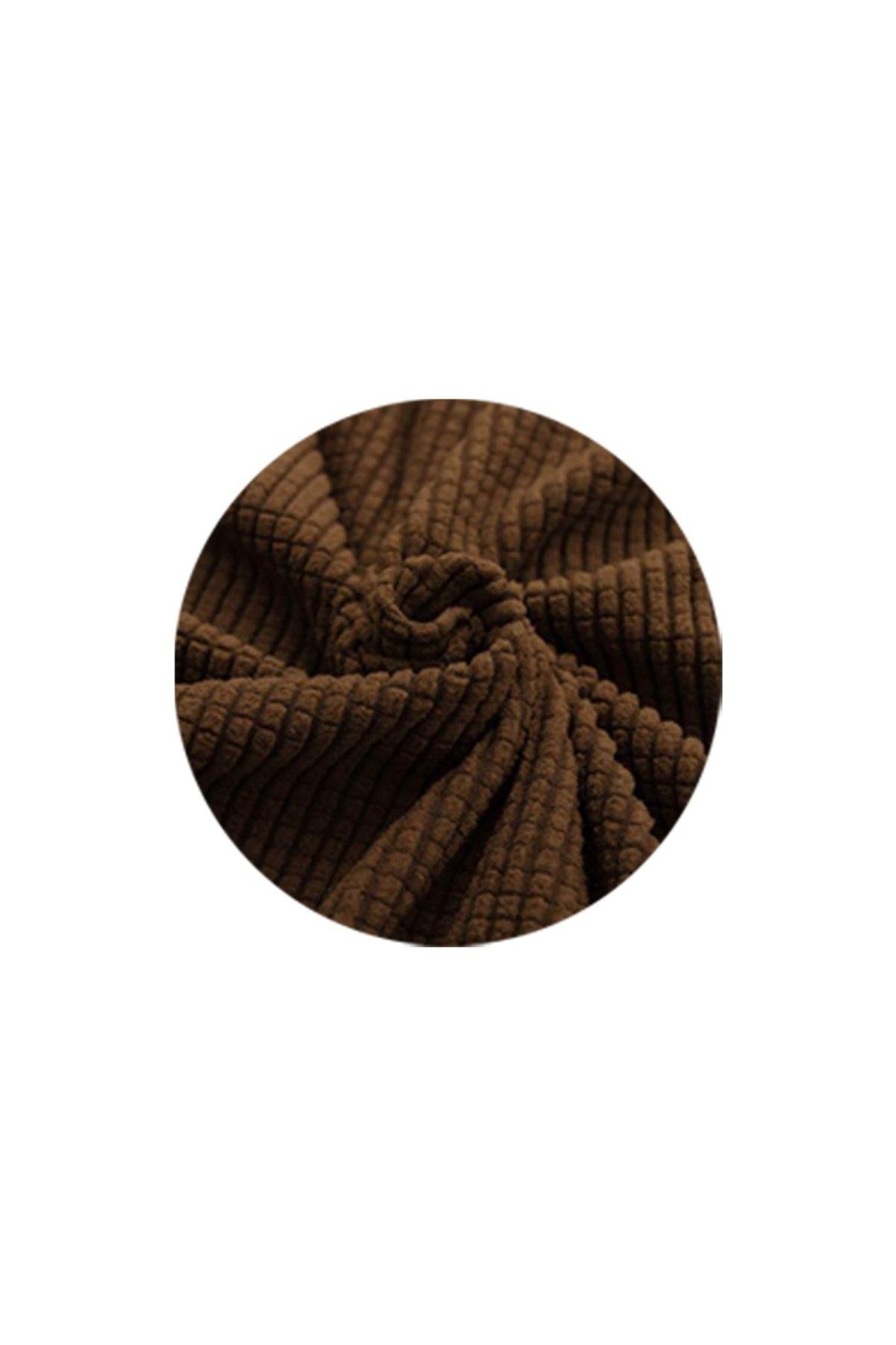 Likrali Koltuk, Kanepe, Çekyat Örtüsü Lastikli, Pitikare Desen 3+2+1+1