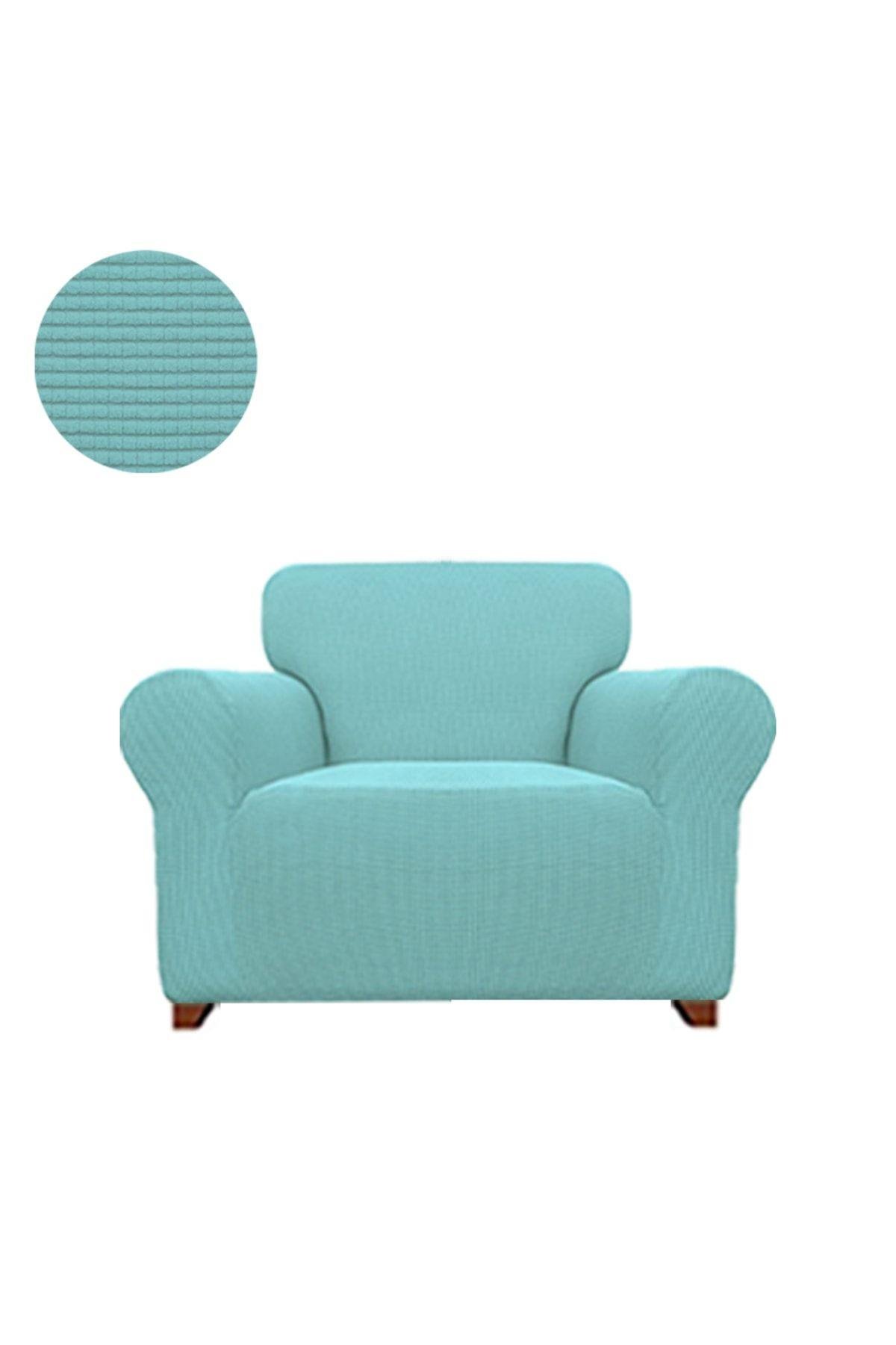 Likrali Koltuk, Kanepe, Çekyat Örtüsü Tek Kişilik Berjer Örtüsü Lastikli