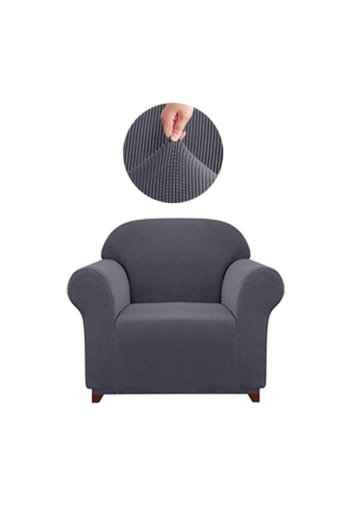 Likrali Koltuk, Kanepe, Çekyat Örtüsü Tek Kişilik Berjer Örtüsü Lastikli