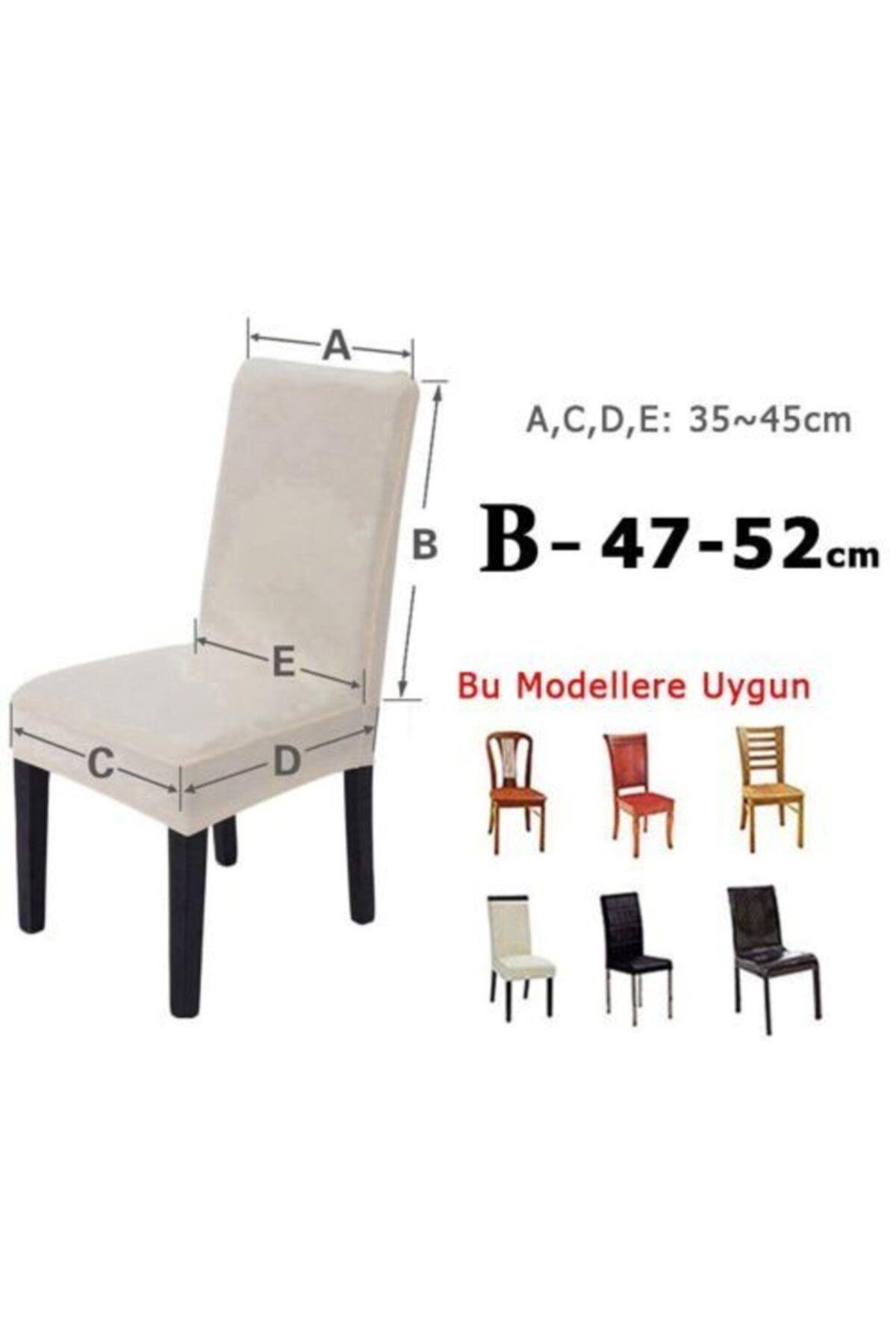 Likrali Sandalye Örtüsü, Sandalye Kılıfı, Lastikli ,standart (1 ADET)koyukahve