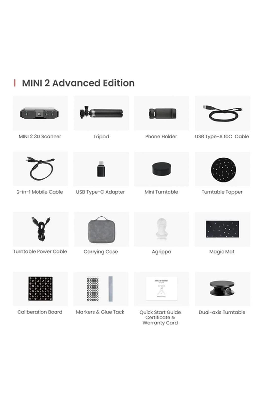 Revopoint Mini 2 Advanced 3D Tarayıcı