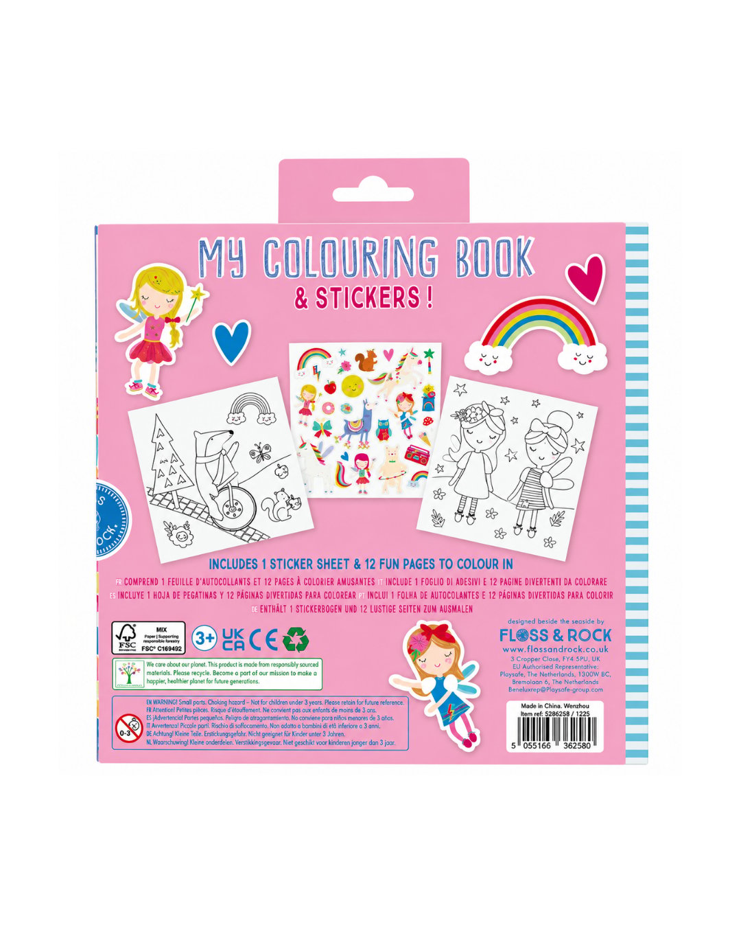 Floss and Rock Boyama Kitapları / Rainbow Fairy