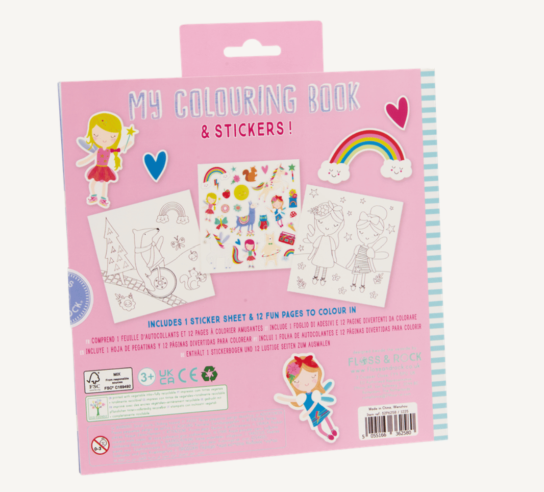 Floss and Rock Boyama Kitapları / Rainbow Fairy