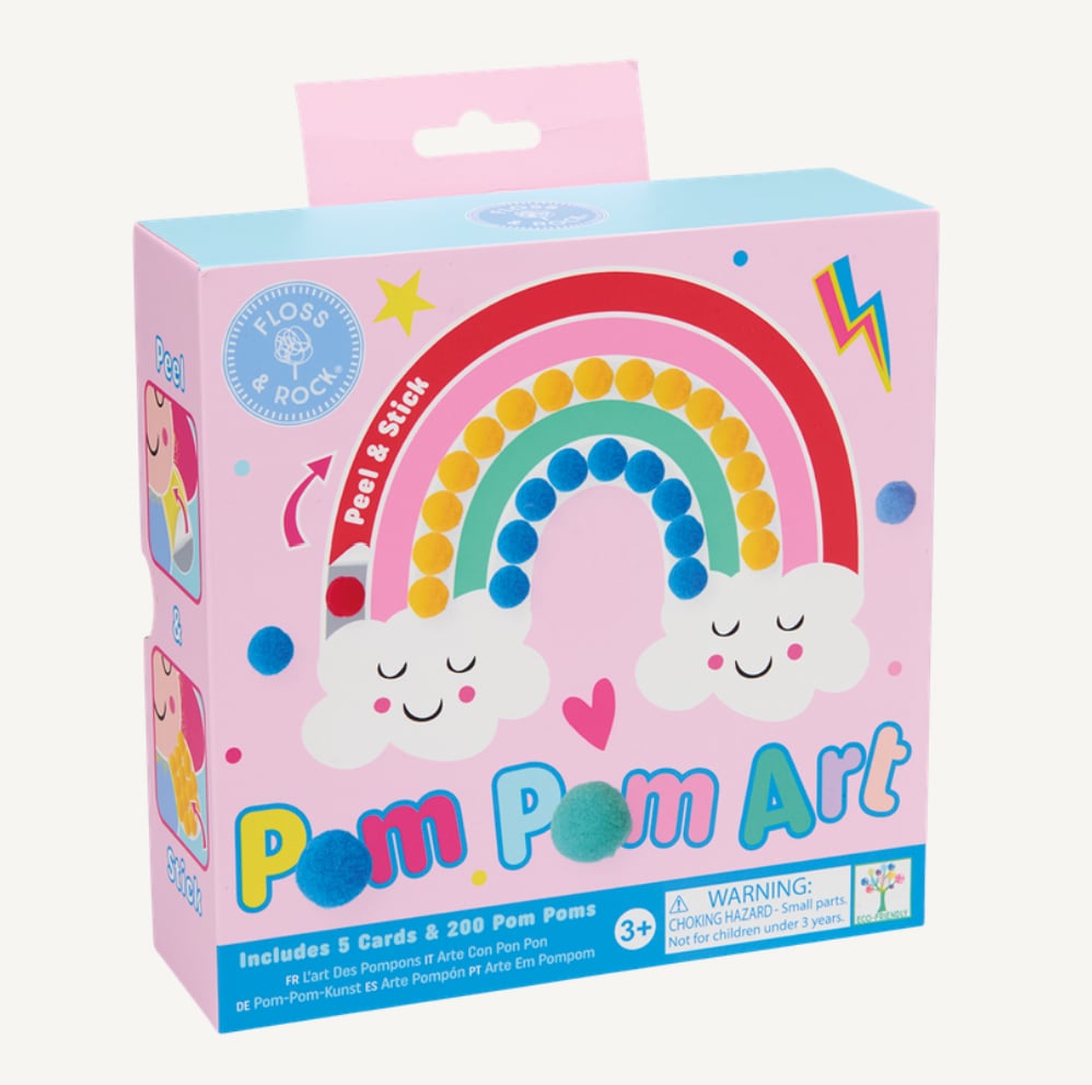 Floss and Rock Pompom El Sanatı Seti / Rainbow Fairy