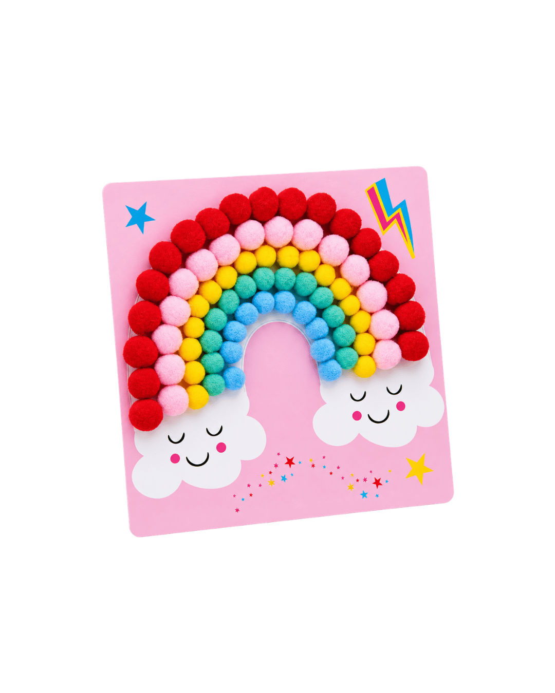 Floss and Rock Pompom El Sanatı Seti / Rainbow Fairy