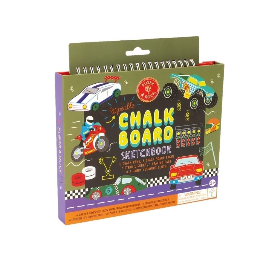 FLOSS & ROCK Chalk Board Eskiz Kitabı / CARS