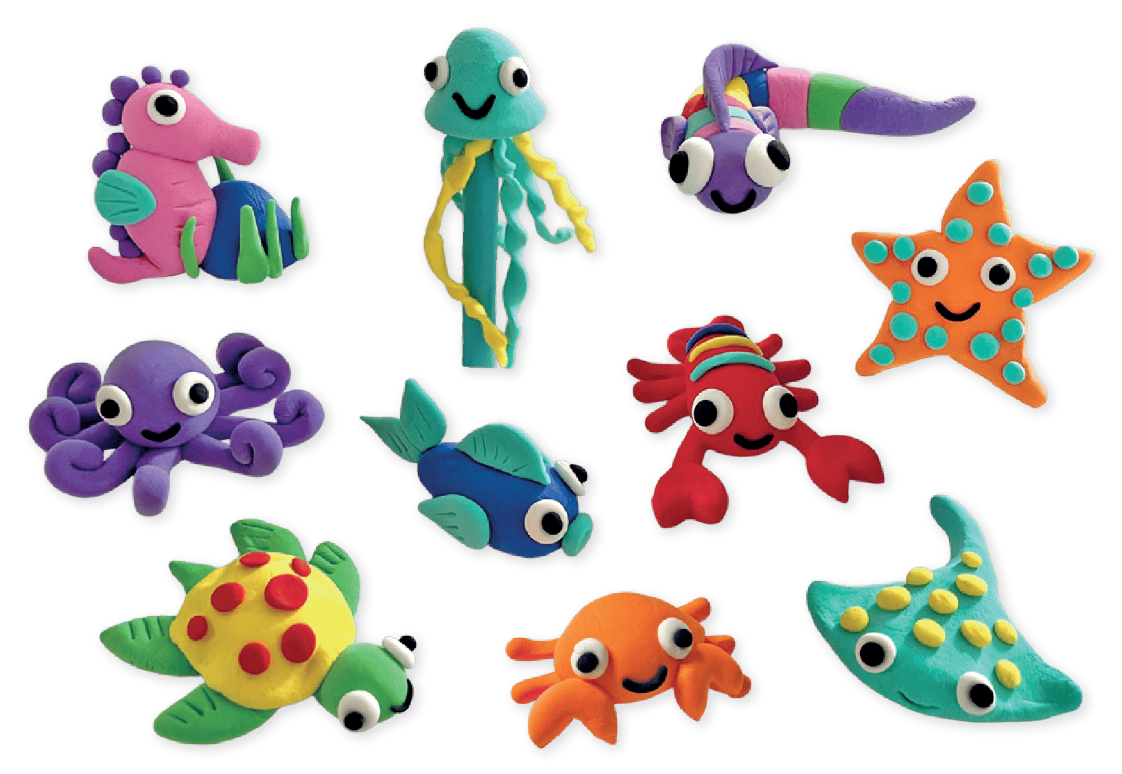 Floss & Rock Clay And Play Hava İle Kuruyan Kil Seti/ Ocean