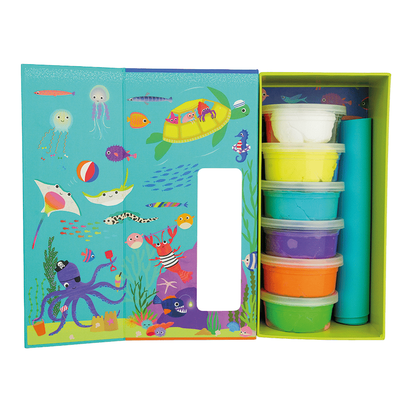 Floss & Rock Clay And Play Hava İle Kuruyan Kil Seti/ Ocean