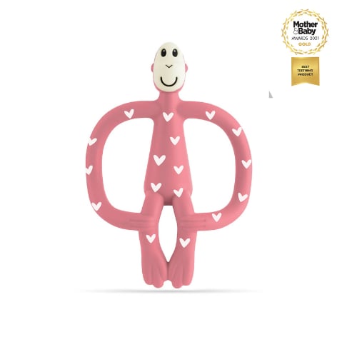 Matchstick Monkey Silikon Diş Kaşıyıcı / Monkey (Heart) * Limited Edition