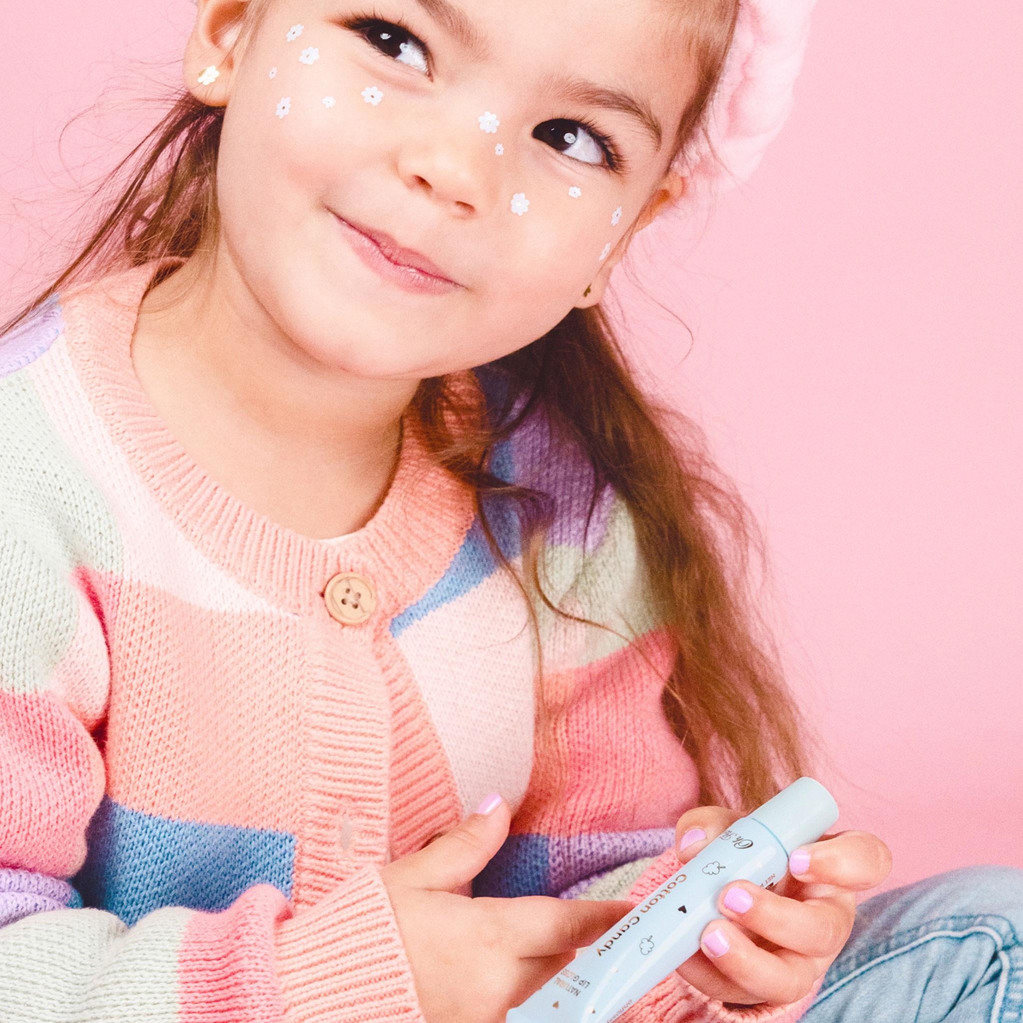 Oh Flossy Çocuk Doğal Dudak Parlatıcısı / Cotton Candy