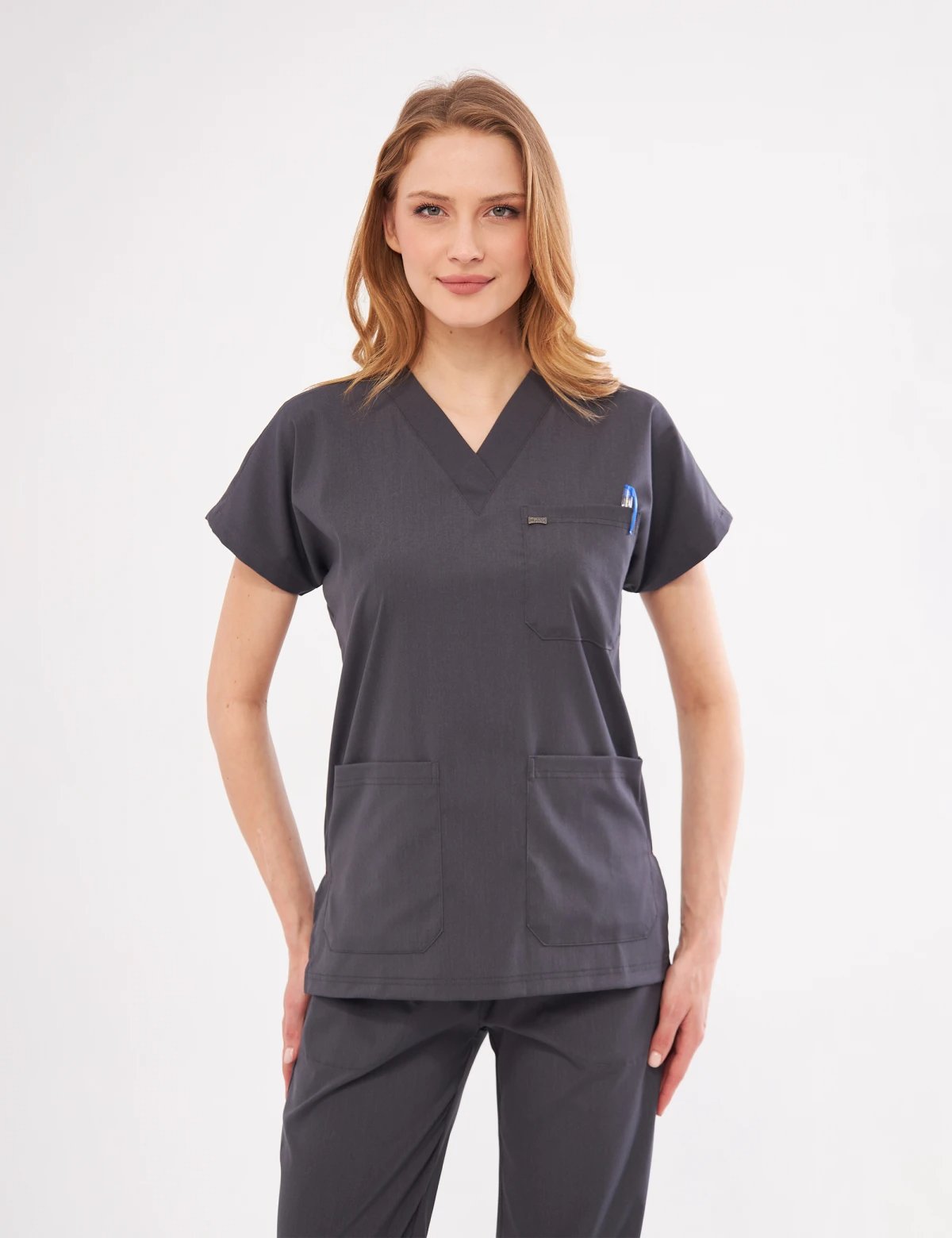 Antrasit Greys Scrubs Takım