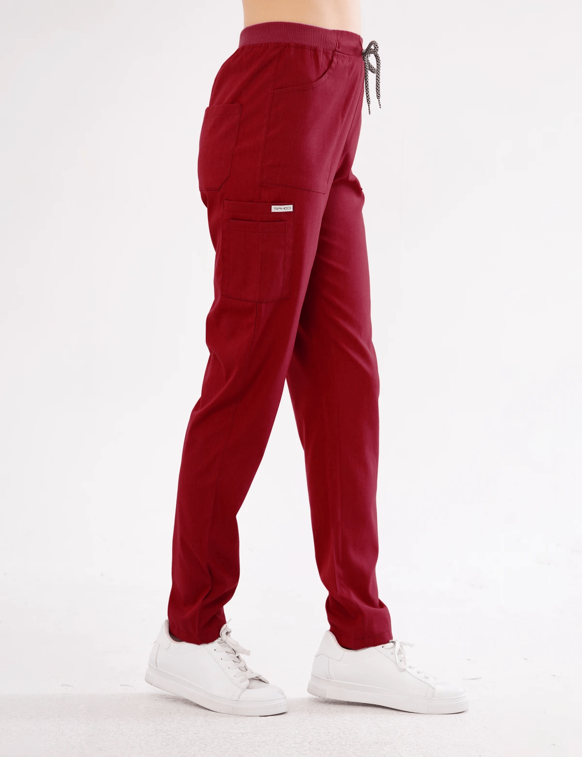 Bordo Lyra Premium Scrubs Pantolon