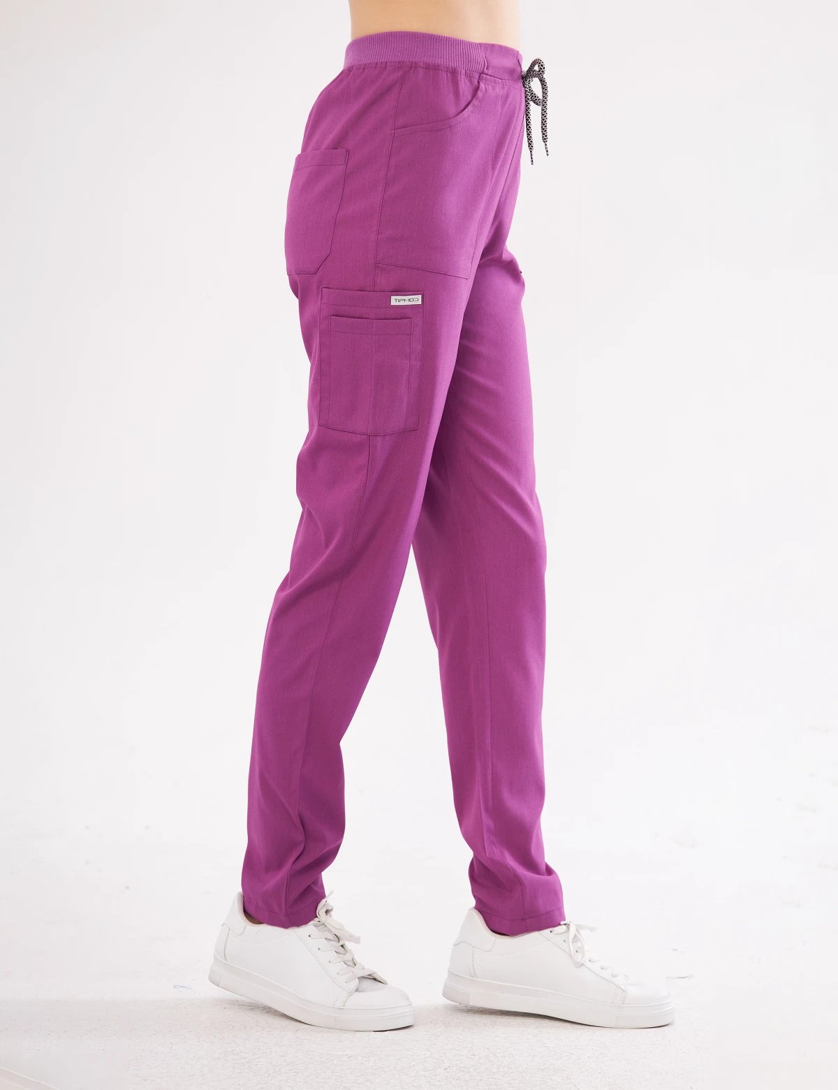 Mor Lyra Premium Scrubs Pantolon