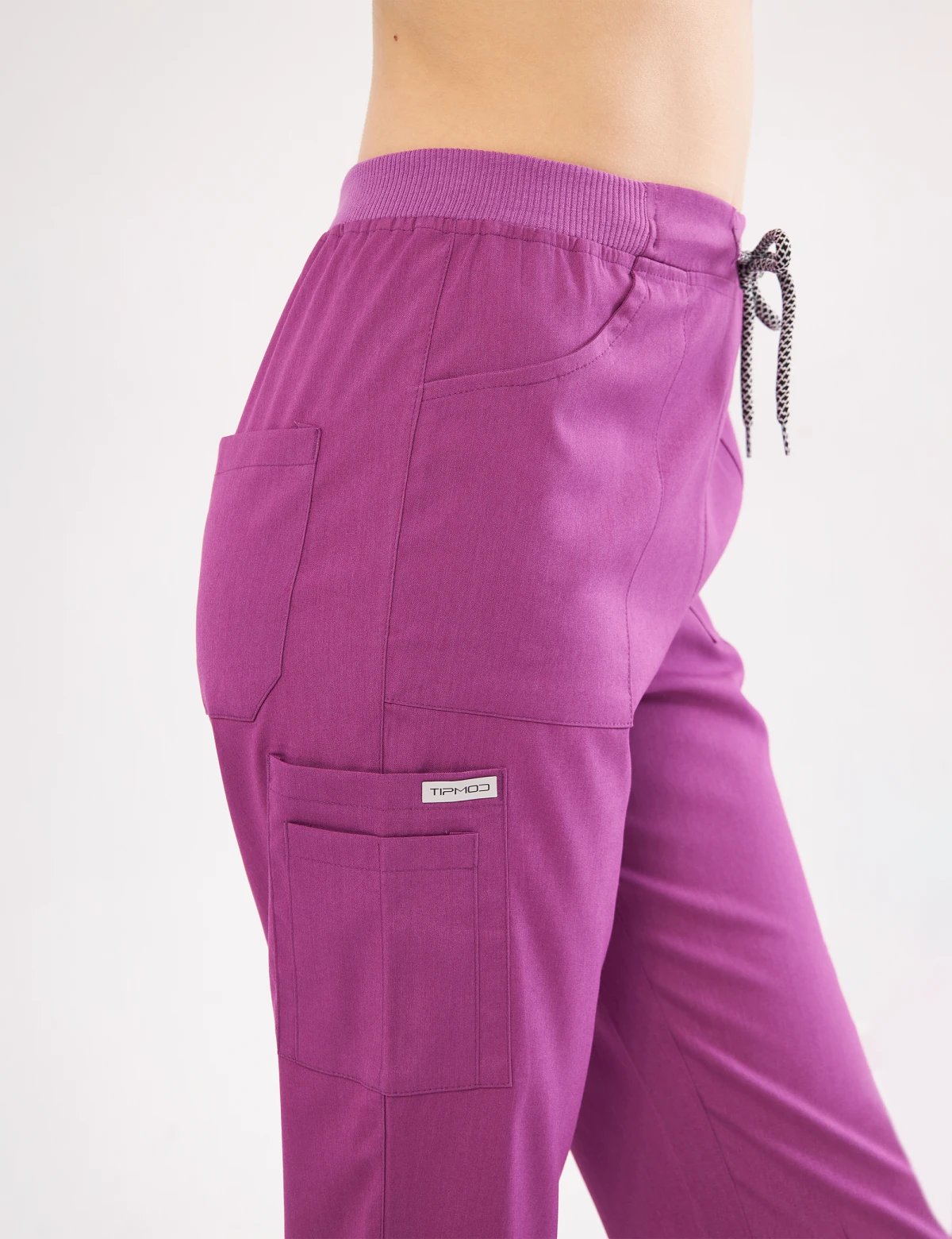 Mor Lyra Premium Scrubs Pantolon