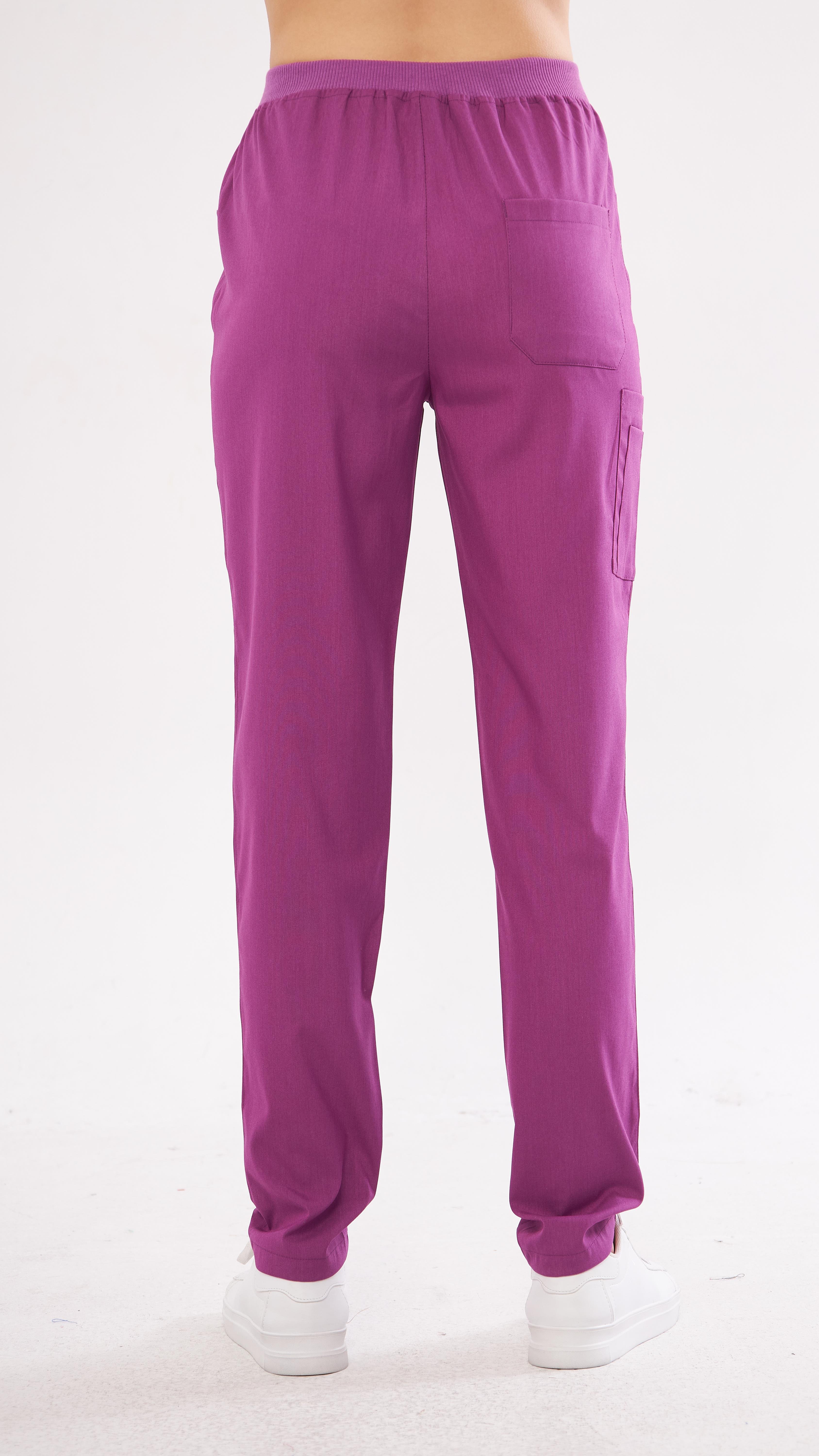 Mor Lyra Premium Scrubs Takım