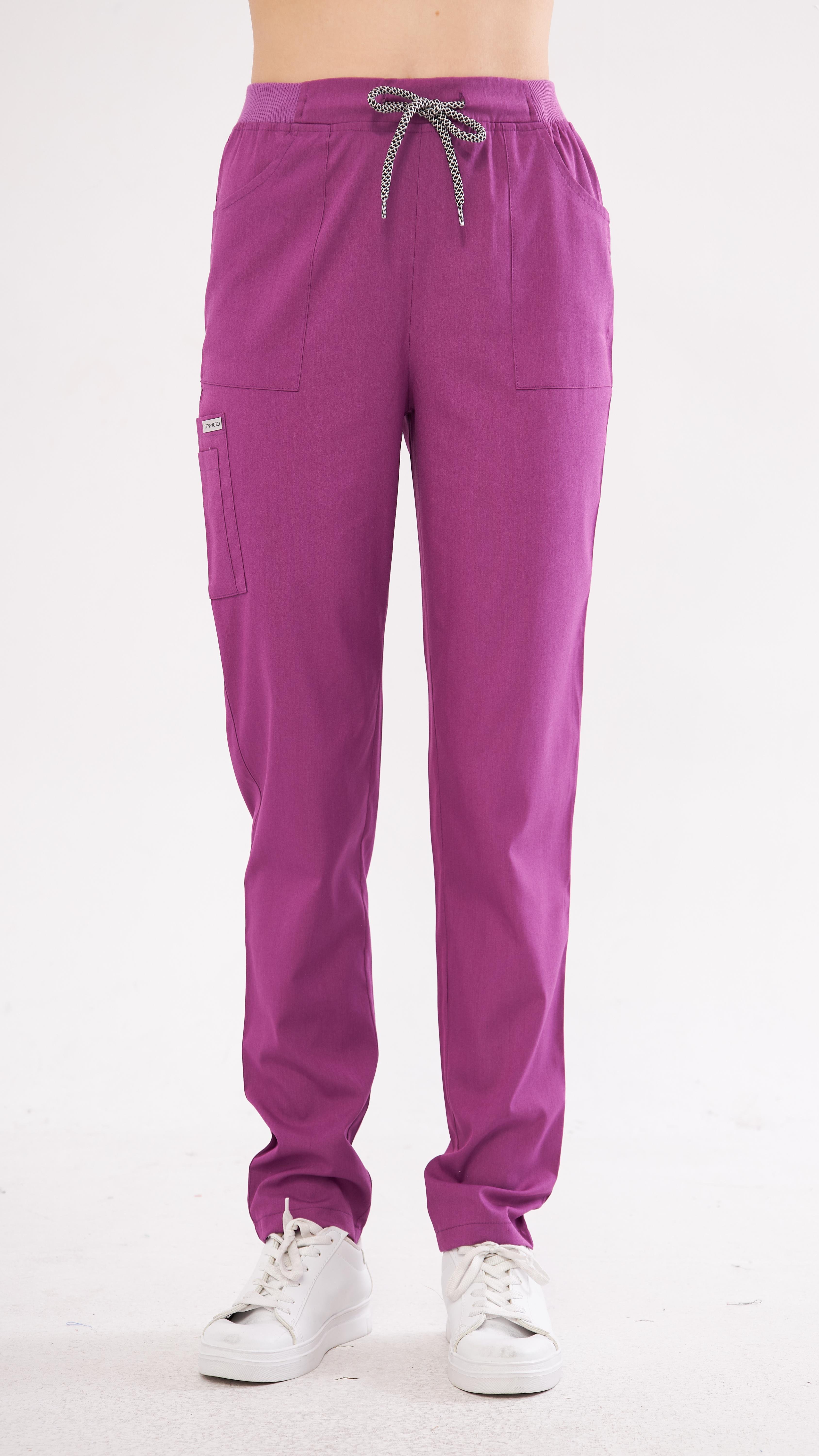Mor Lyra Premium Scrubs Takım