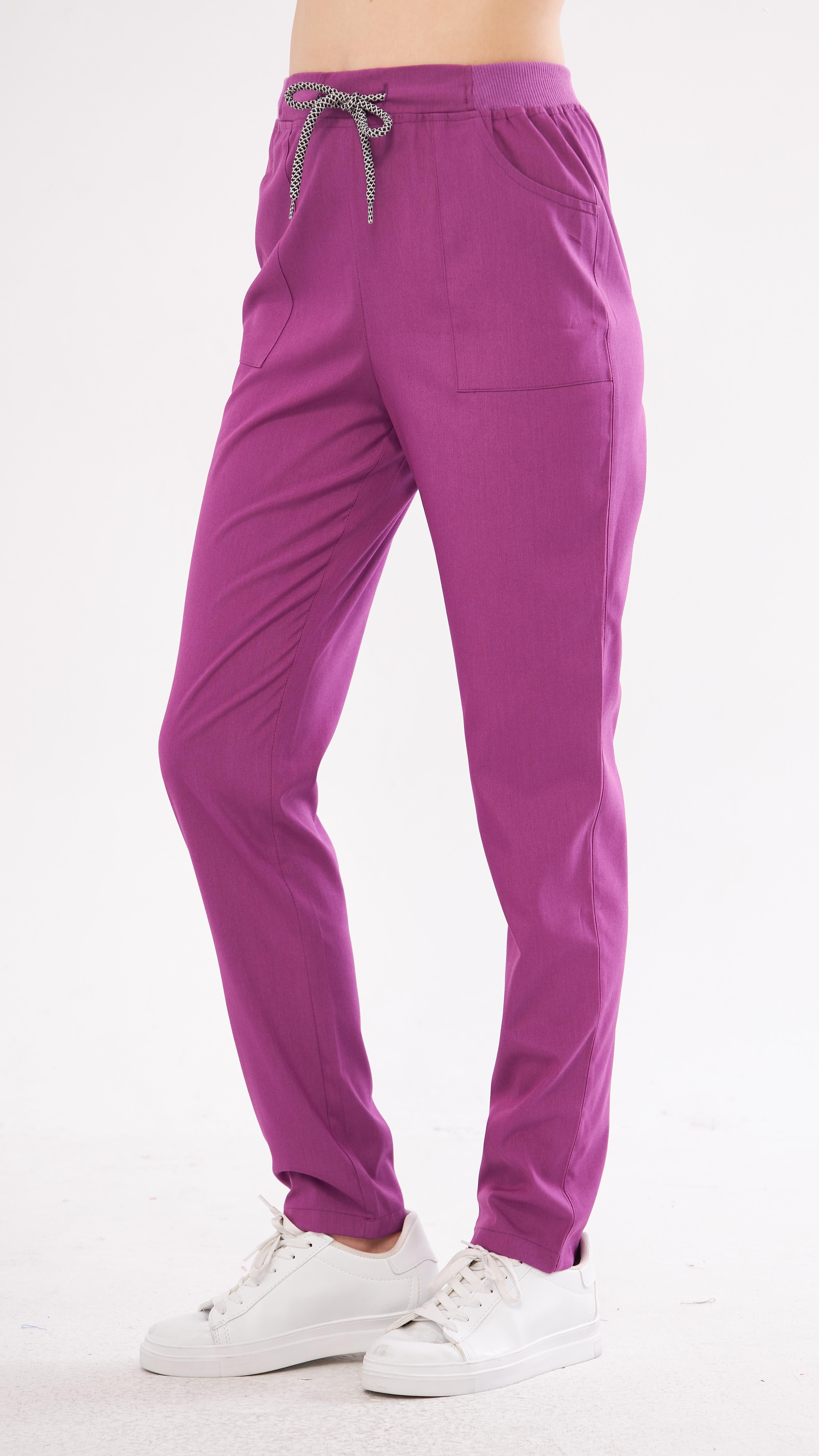 Mor Lyra Premium Scrubs Takım