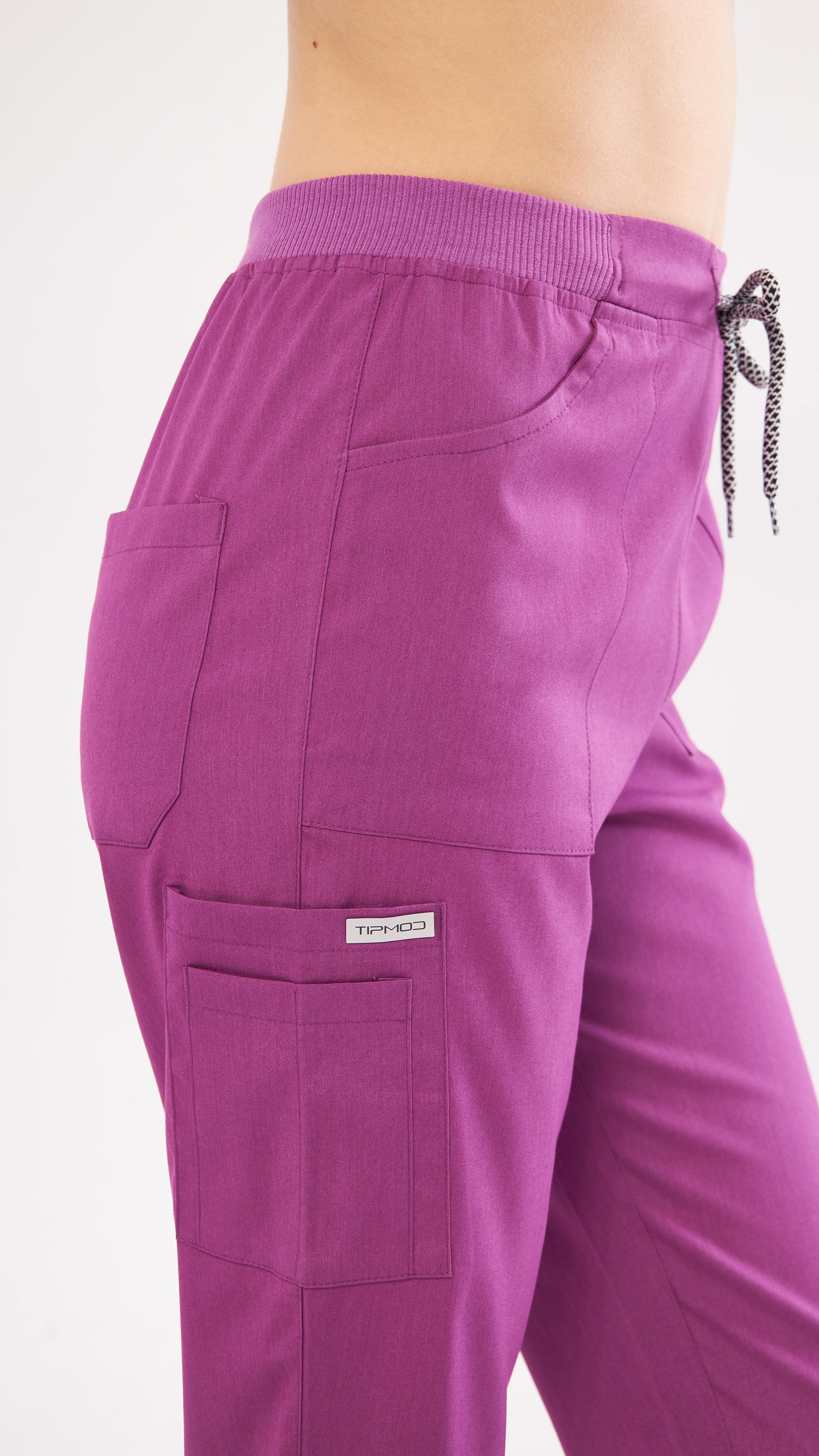 Mor Lyra Premium Scrubs Takım
