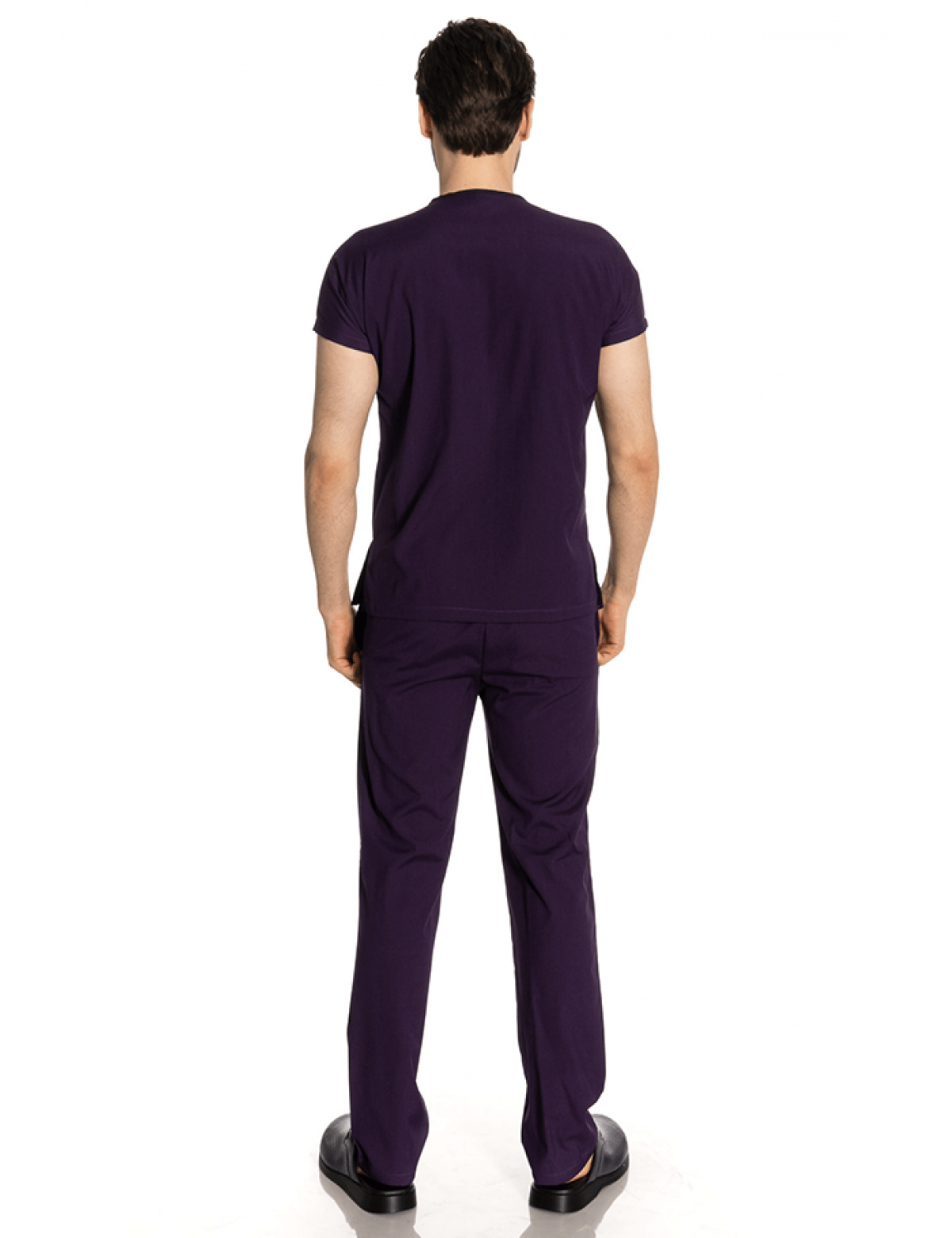 Mürdüm Renkli Greys Scrubs Takım