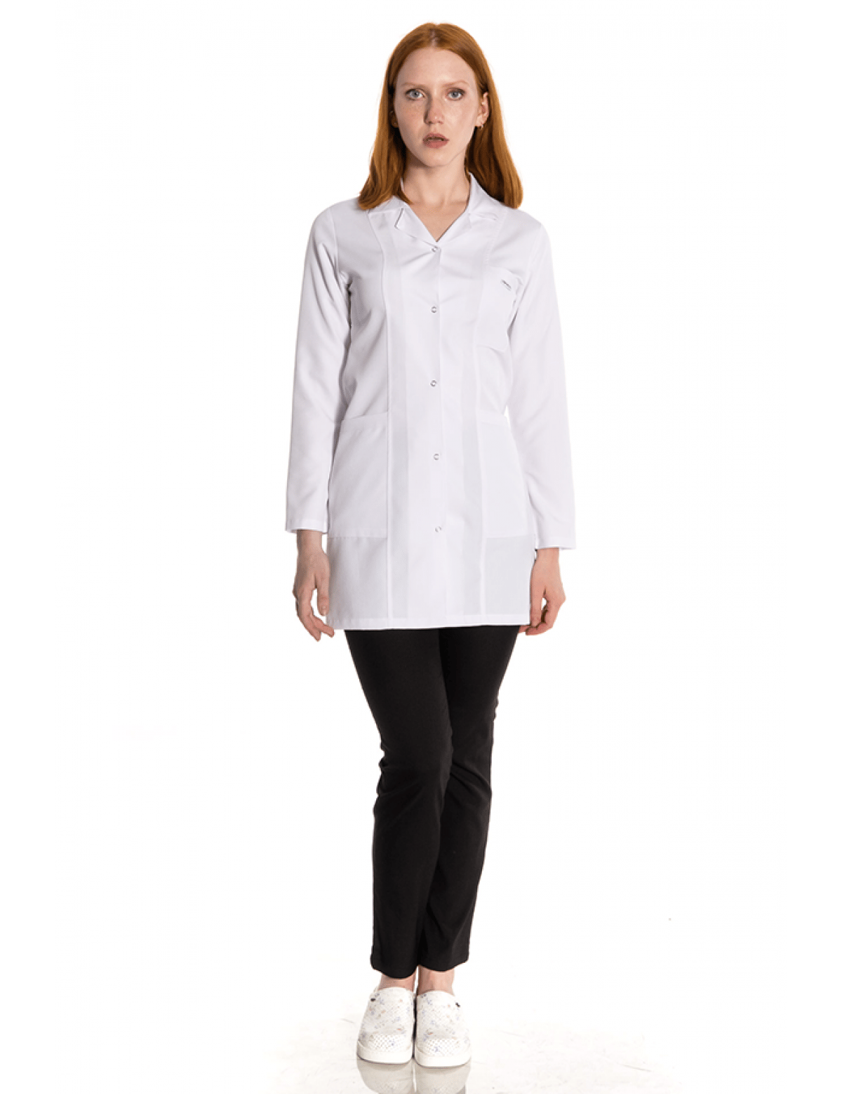 Orta Boy Ceket Yaka Doktor Önlüğü