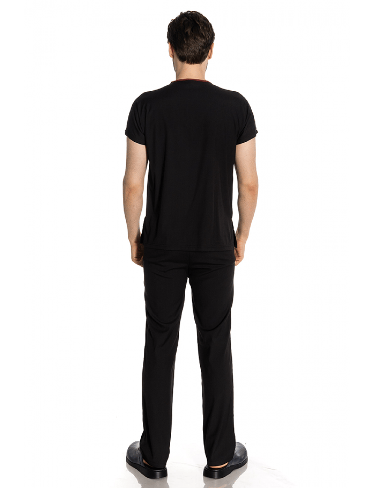 Siyah Greys Scrubs Takım