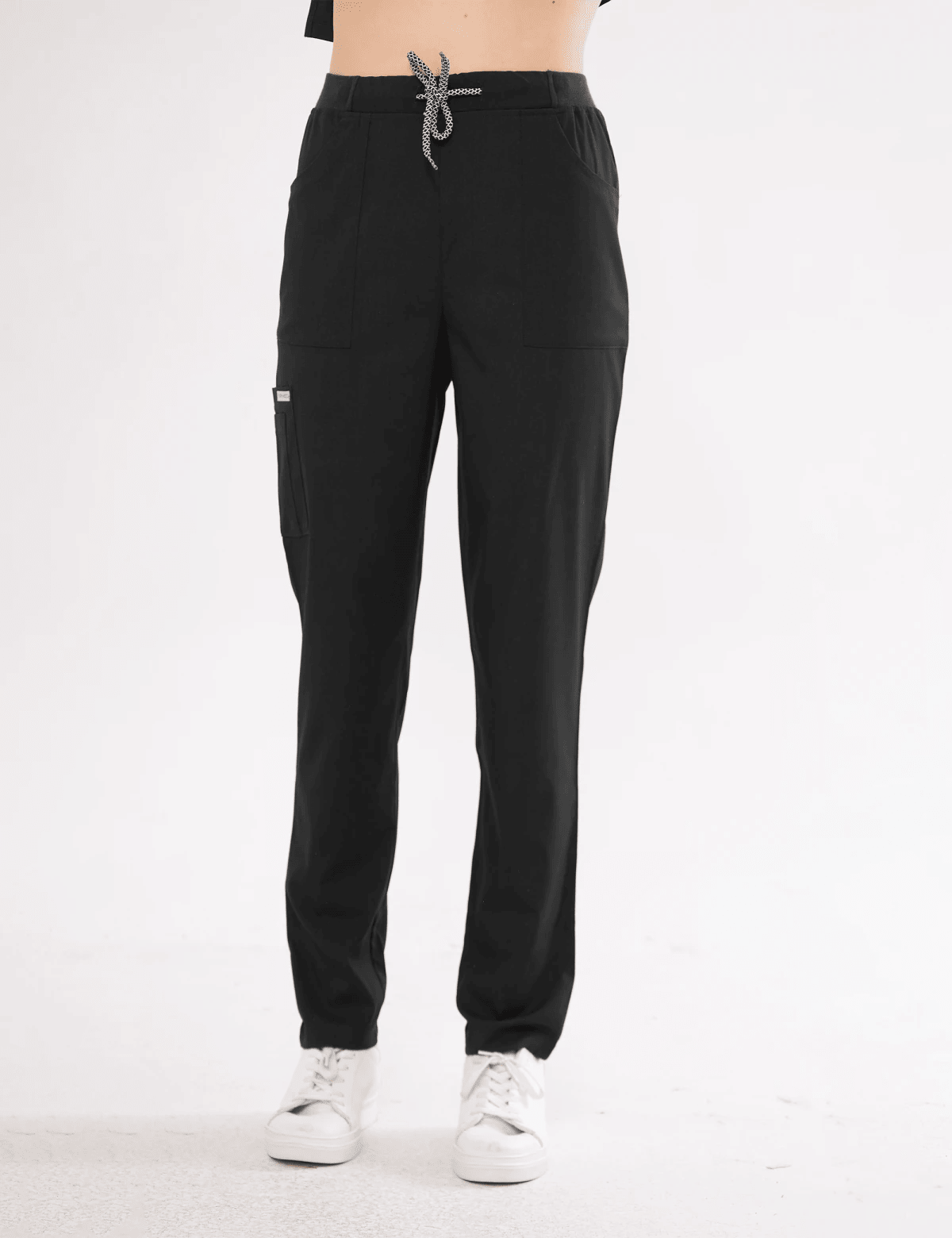 Siyah Lyra Premium Scrubs Pantolon