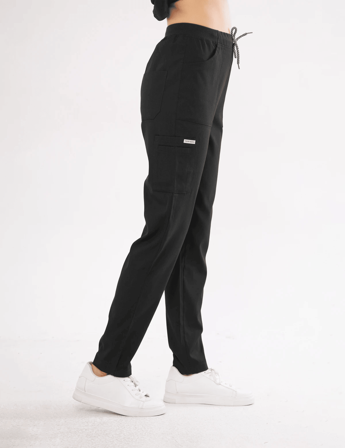Siyah Lyra Premium Scrubs Pantolon