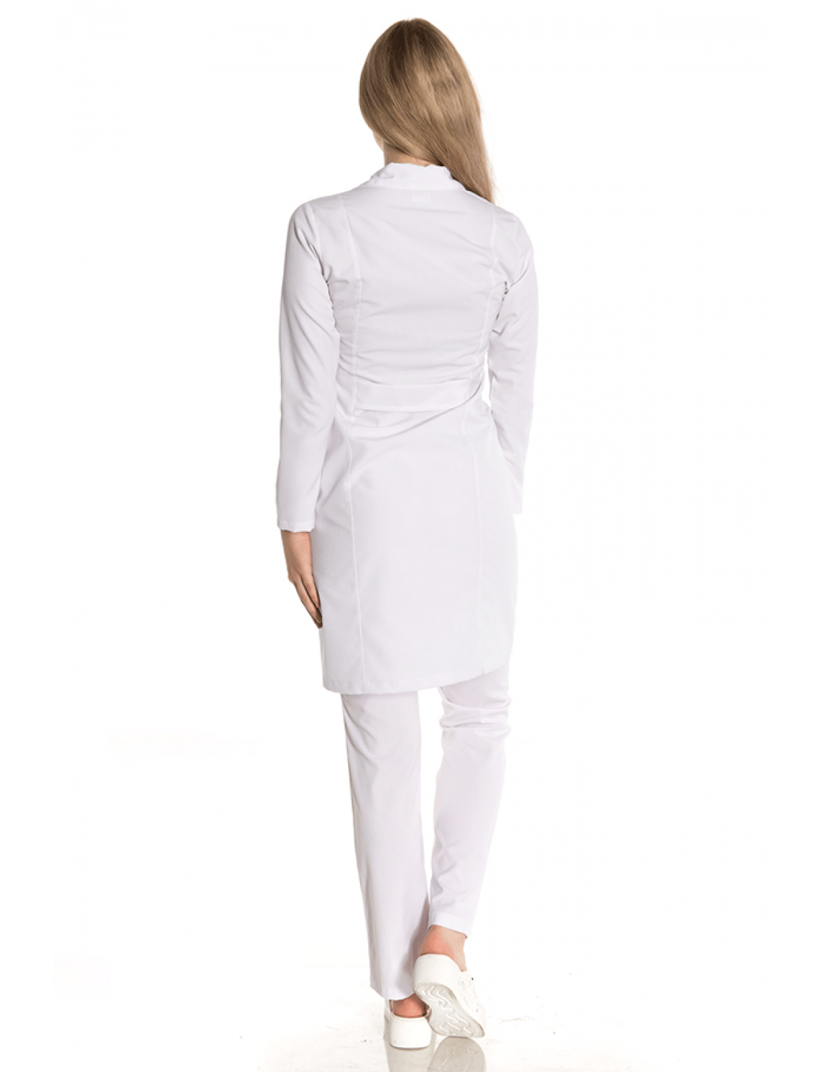 Uzun Boy Ceket Yaka Doktor Önlüğü