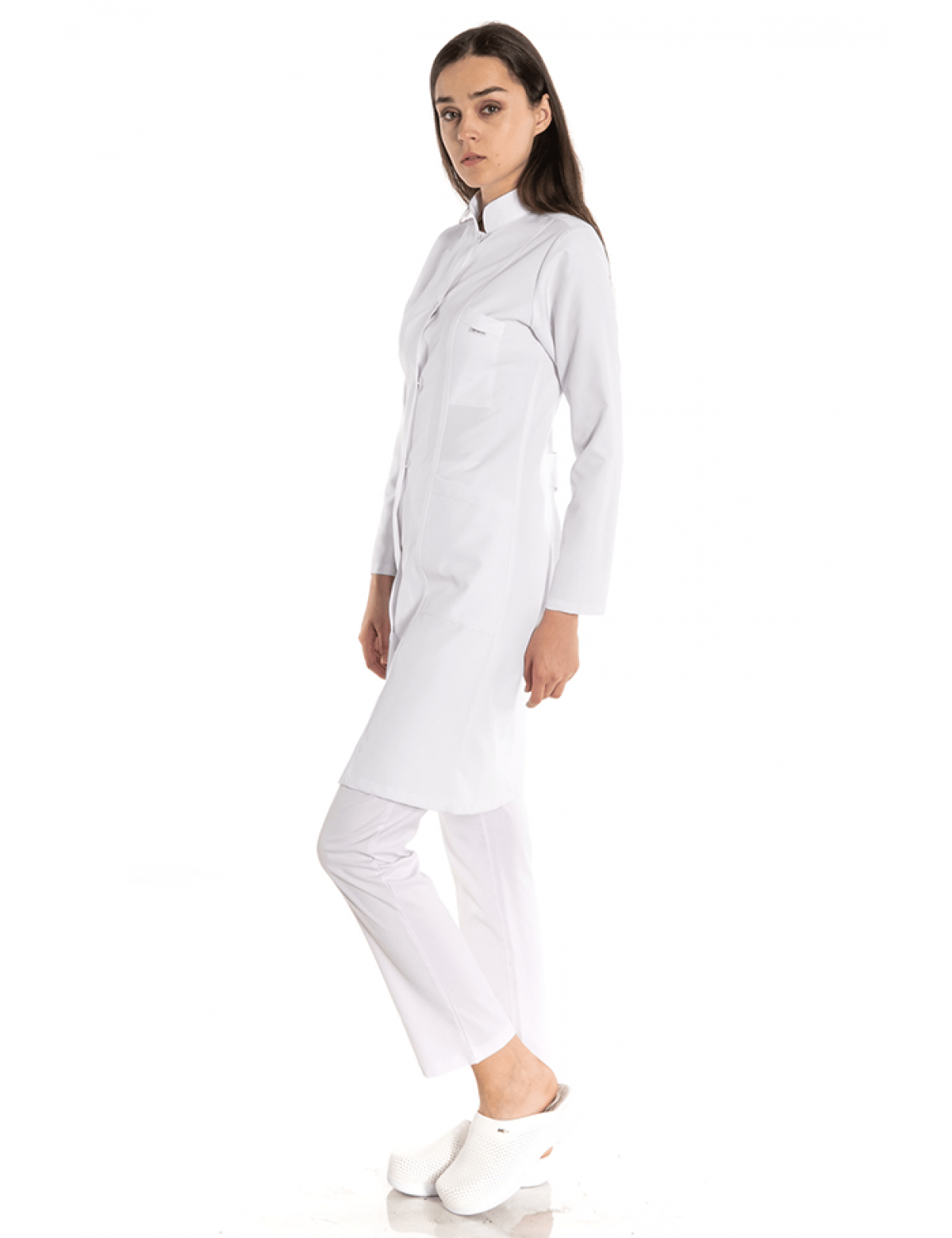 Uzun Boy Hakim Yaka Doktor Önlüğü