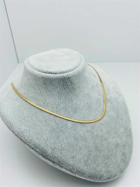 2mm 60cm İnce İtalyan Çelik Kolye (Gold) 010607-03
