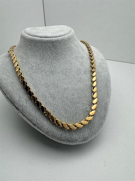 60 cm Arpa Çelik Kolye (Gold)  0106197