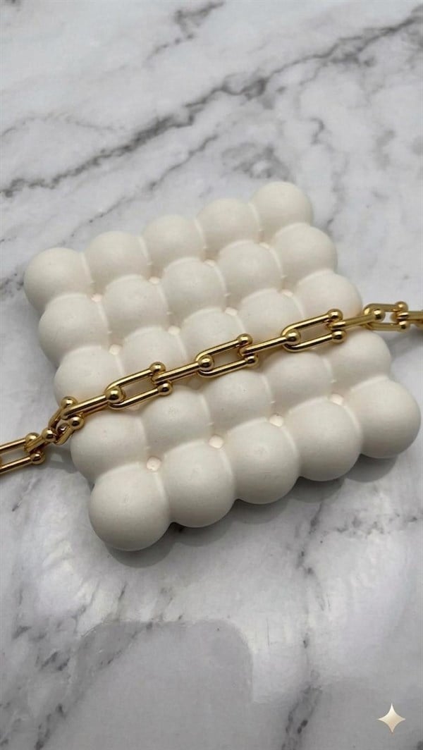 Çelik Bileklik (Gold) Blk 2527