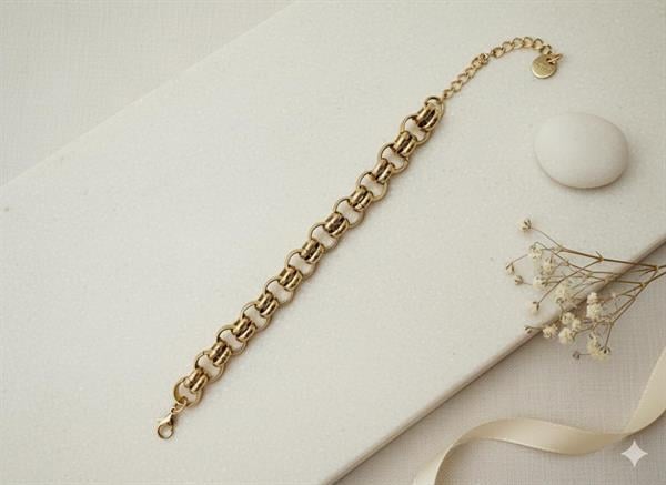 Çelik Bileklik (Gold) Blk 404