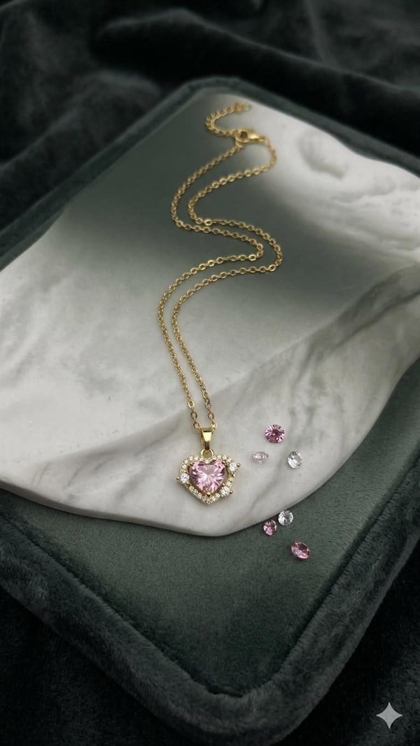 Çelik Kolye 45cm (Gold) 010901
