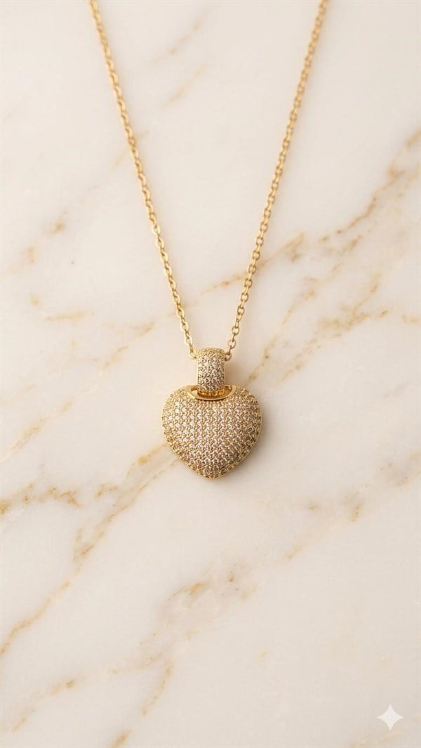 Çelik Kolye 45cm (Gold) 010967