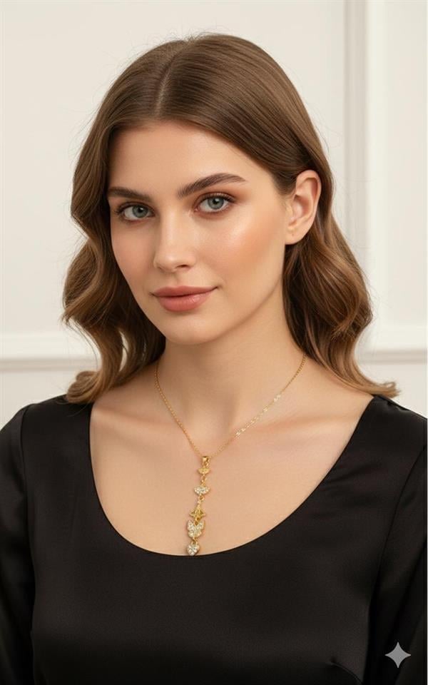 Çelik Kolye (Gold) 0107114