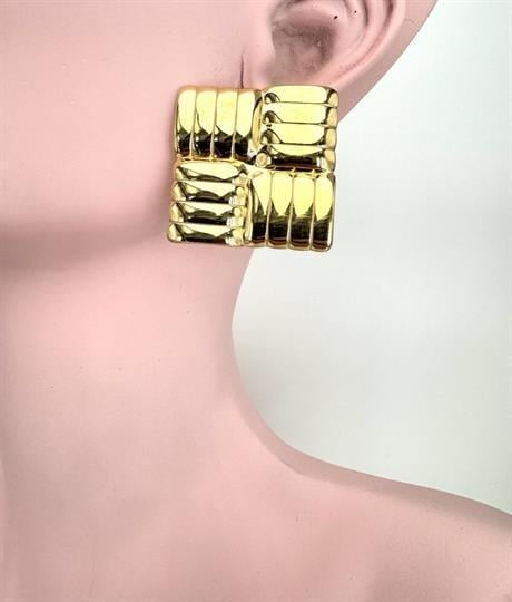Çelik Küpe (Gold) Kp340