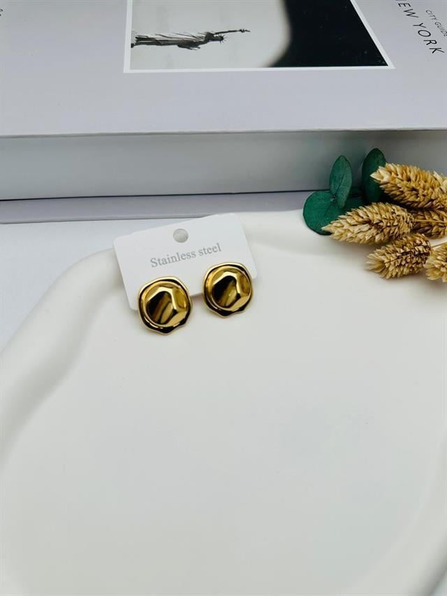 Çelik Küpe (Gold) Kp516