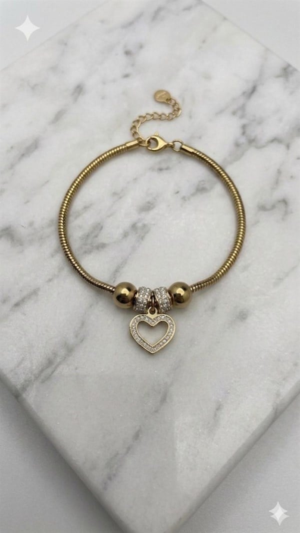 Çelik Pandora Bileklik (Gold) Blk 2506