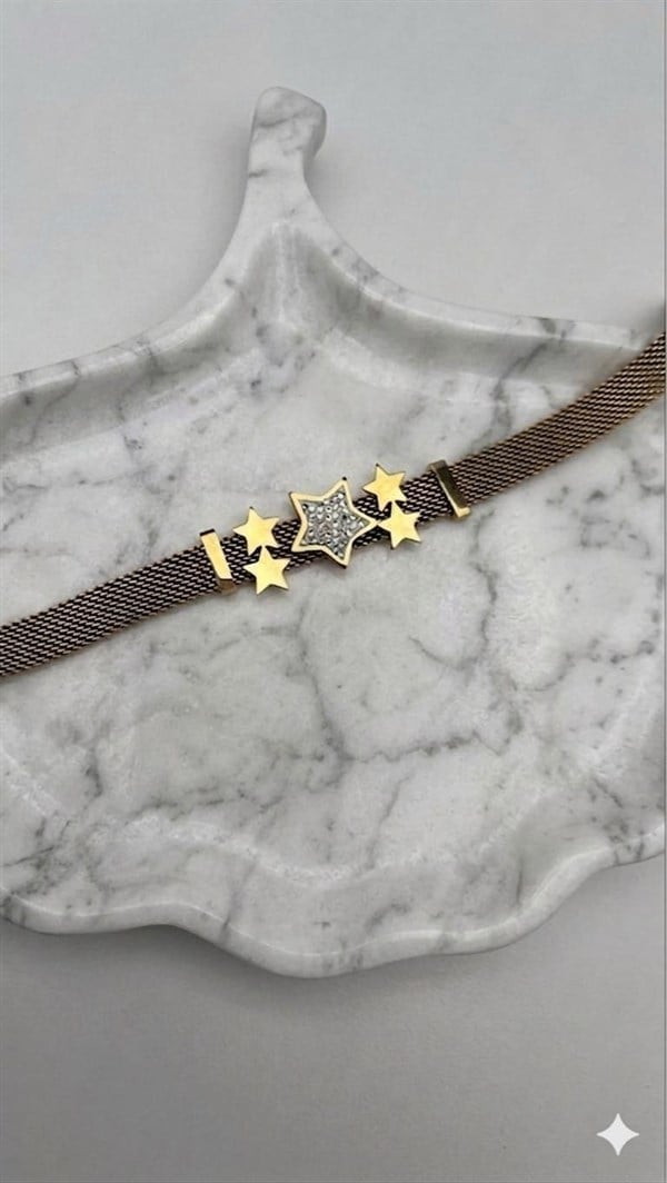 Çelik Pandora Bileklik (Gold) Blk 2511