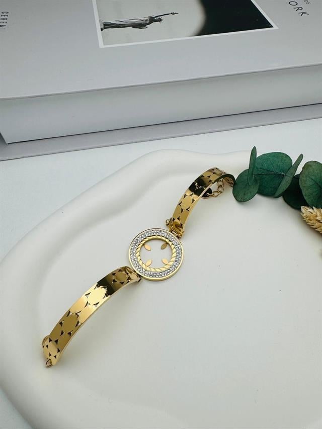 Çeyrek Takmalı Çelik (uzatmalı) Kelepçe (Gold) KLP 2107
