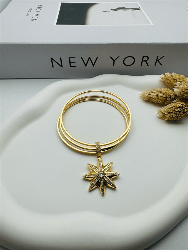 Charmlı Ajda Bilezik (Gold) 6.0mm 22058