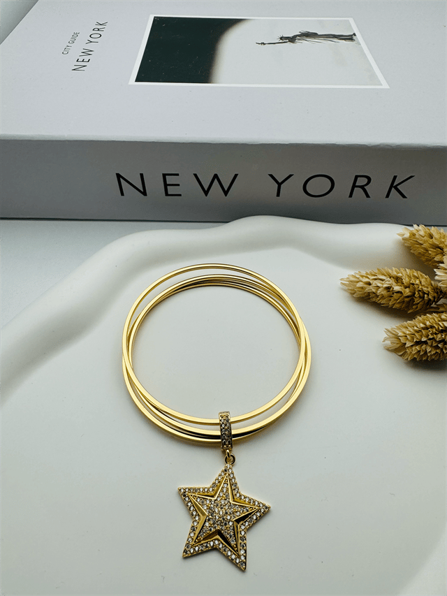 Charmlı Ajda Bilezik (Gold) 6.0mm 22060