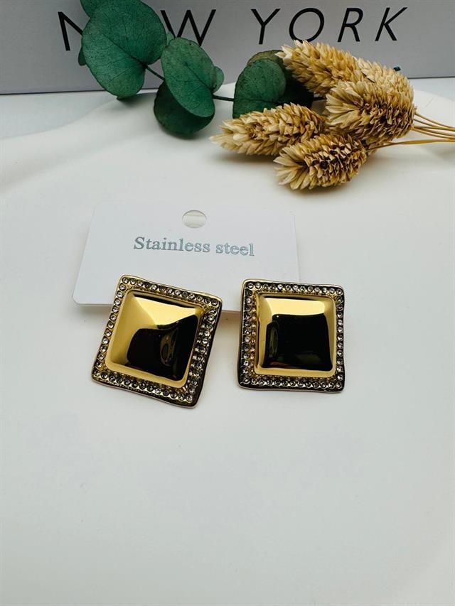 Favori Model Çelik Küpe (Gold) Kp477