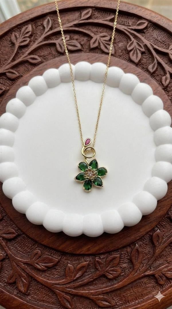 Lotus Çelik Kolye 45cm (Gold) 010778