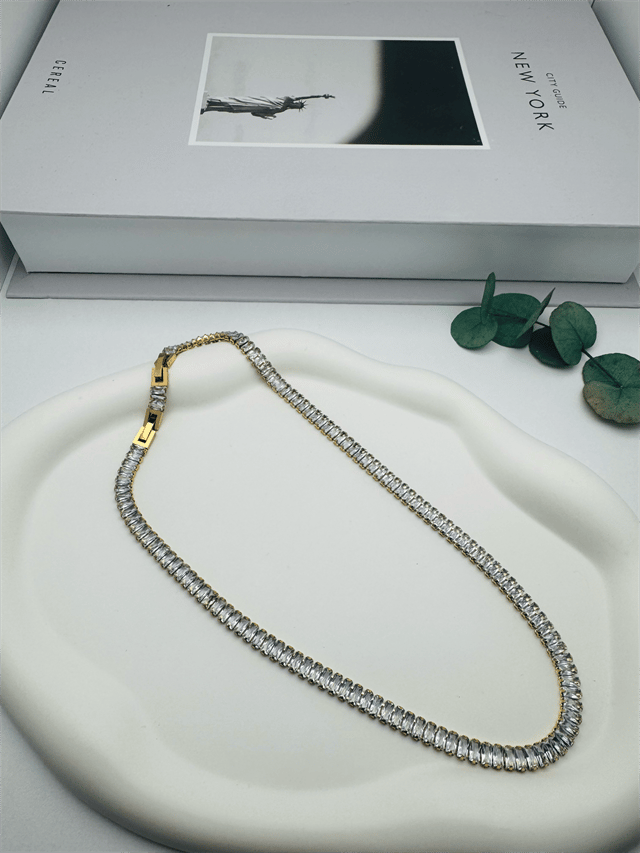 Su Yolu  Çelik Kolye (Gold)  0106164