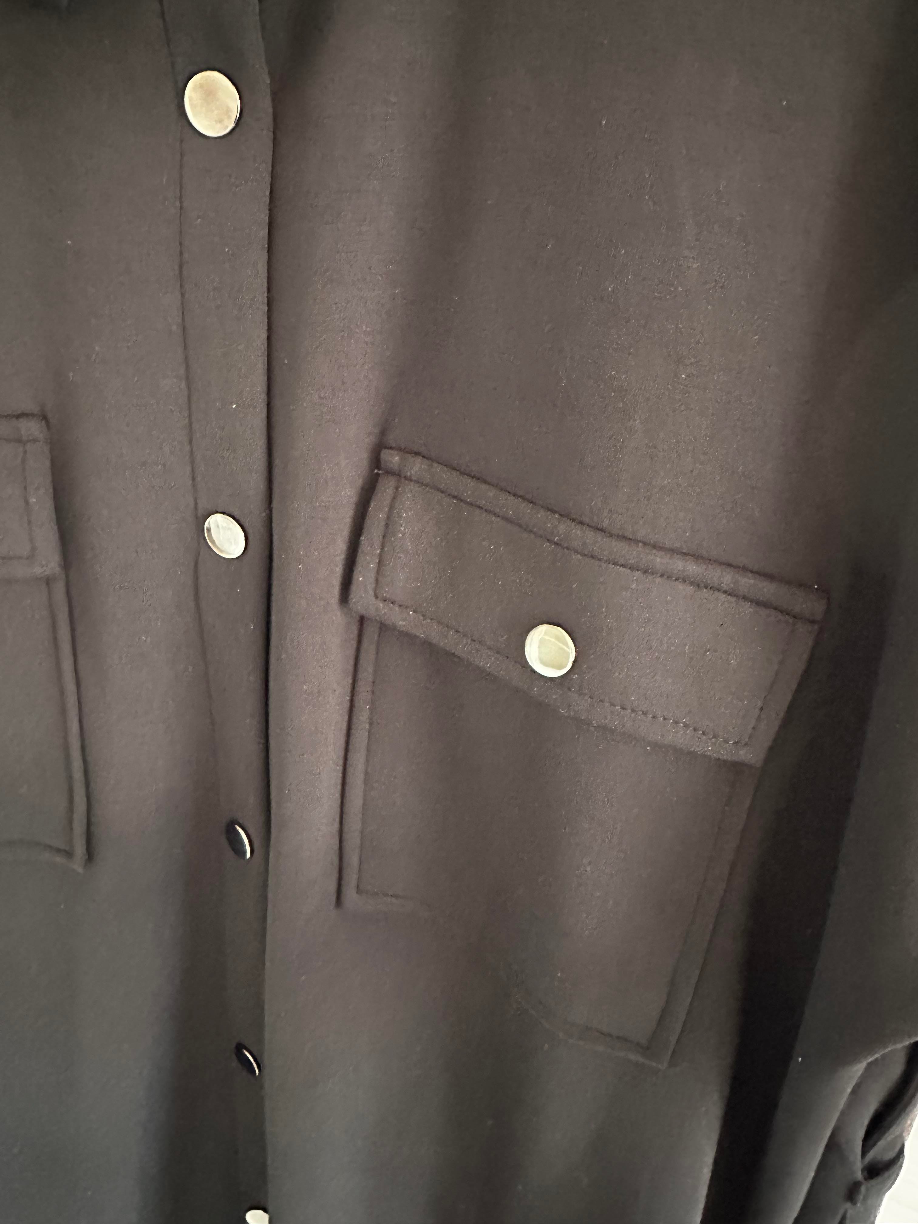 Alien Gömlek  Pantolon Modal Takım Siyah 