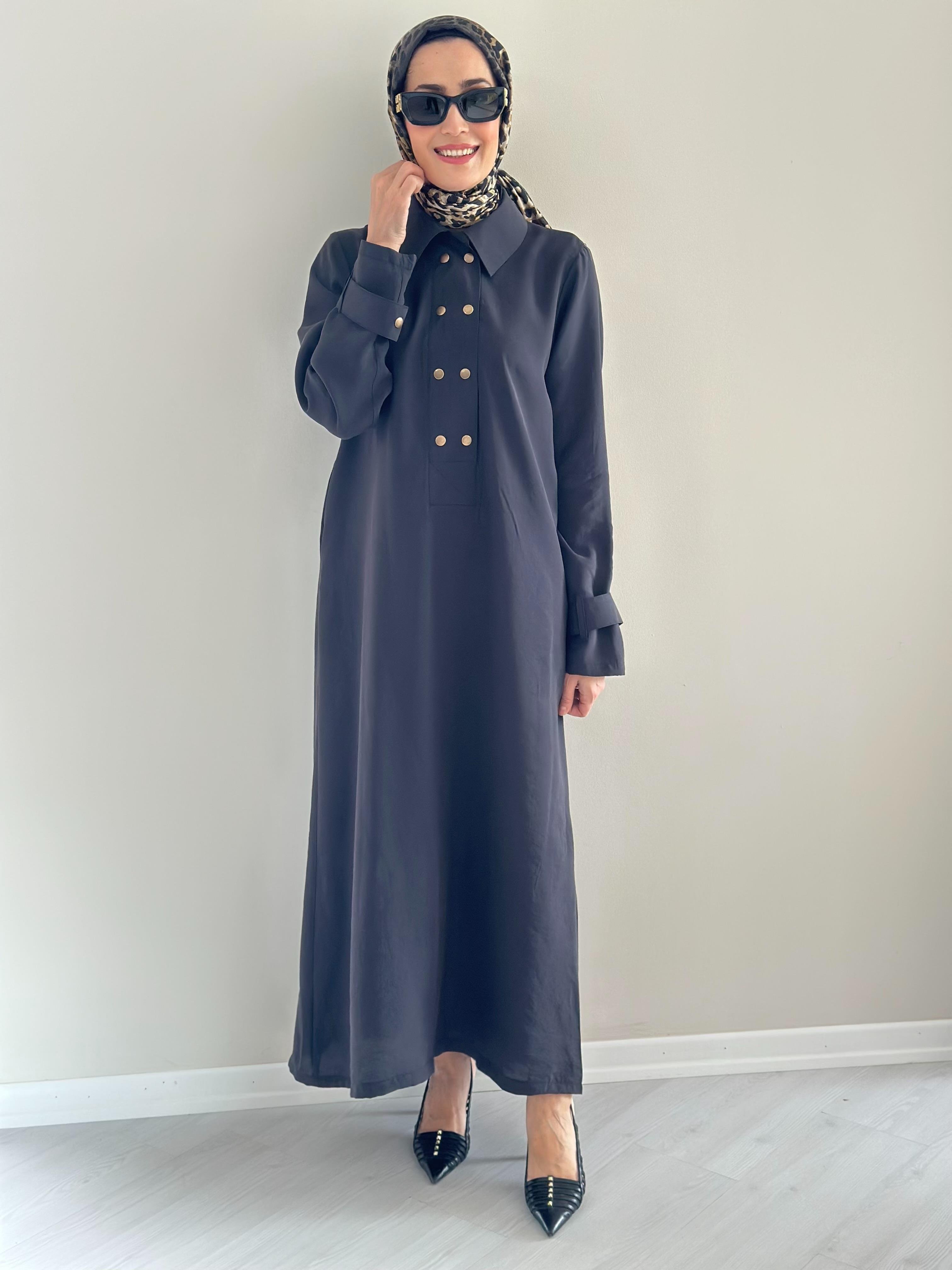 Royal Siyah  Elbise