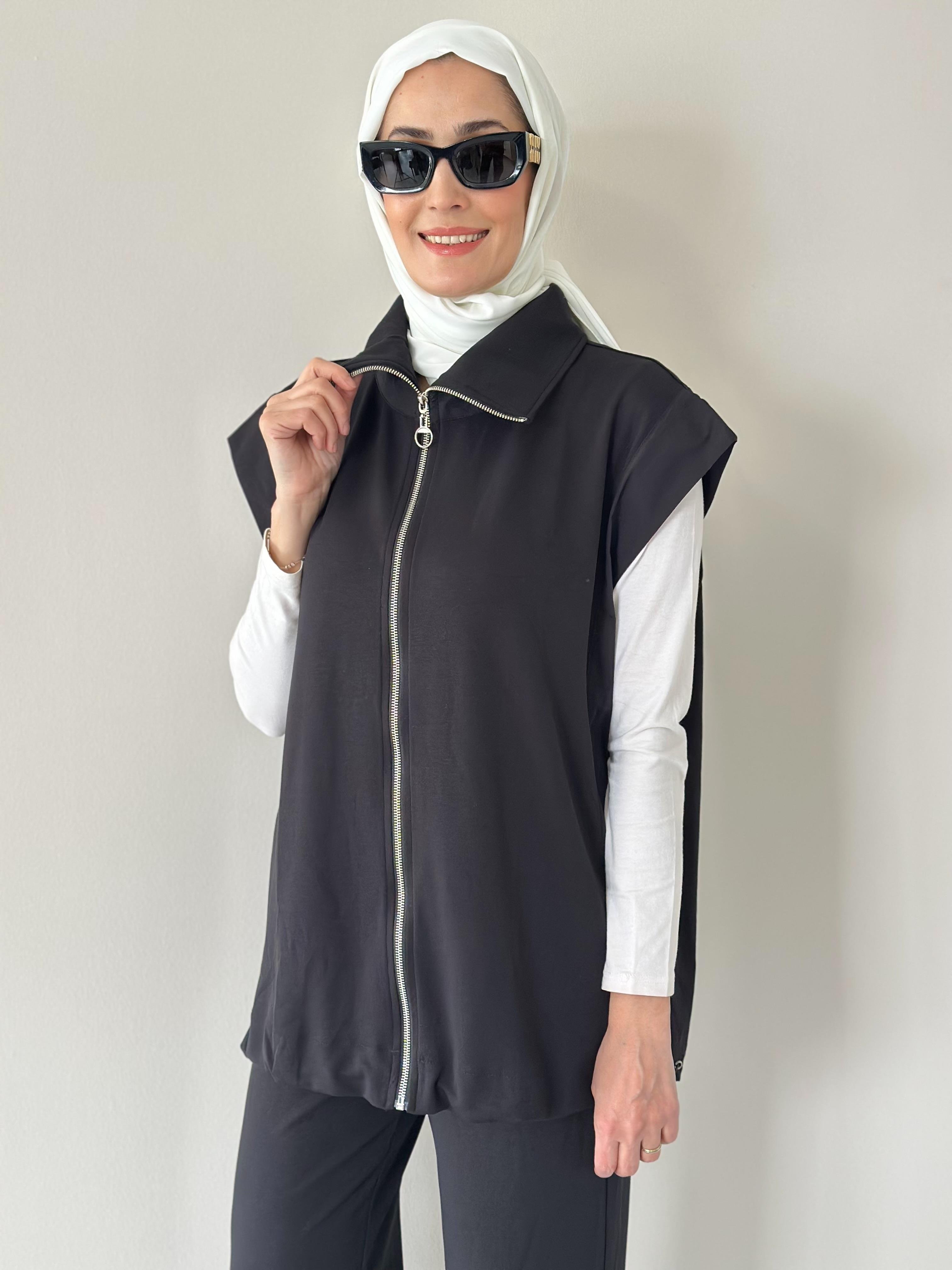 Wola yelek   Pantolon  Takım Siyah 